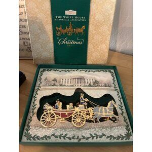 2001 White House Ornament - A First Family's Carriage Ride